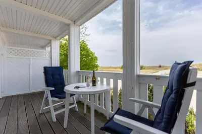 Ein Balkon oder eine Terrasse in der Unterkunft Strandhaus Claassen 05