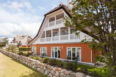 Das Gebäude in dem sich die Ferienwohnung befindet