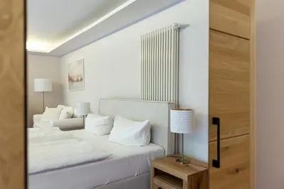 Ein Bett oder Betten in einem Zimmer der Unterkunft Strandhaus Claassen 10