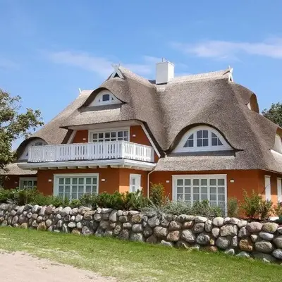 Strandhaus hinter der Düne