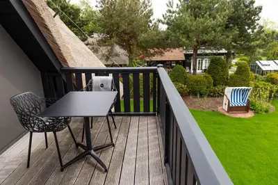 Ein Balkon oder eine Terrasse in der Unterkunft Pur A4