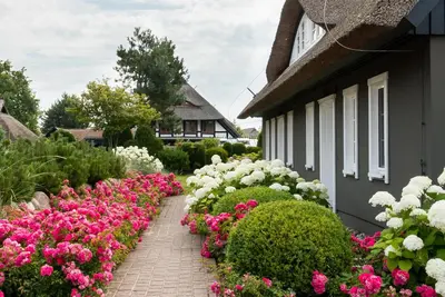 Ein Garten an der Unterkunft Pur A5