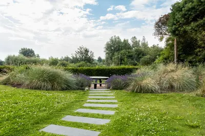 Ein Garten an der Unterkunft Pur A6