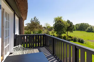 Ein Balkon oder eine Terrasse in der Unterkunft Pur A7