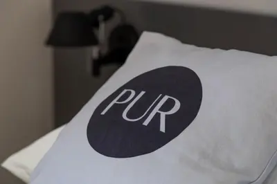 Ein Bett oder Betten in einem Zimmer der Unterkunft Pur A7