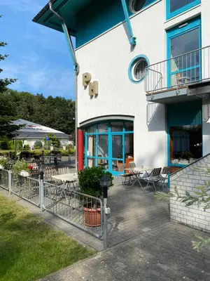 Das Gebäude in dem sich das Hotel befindet