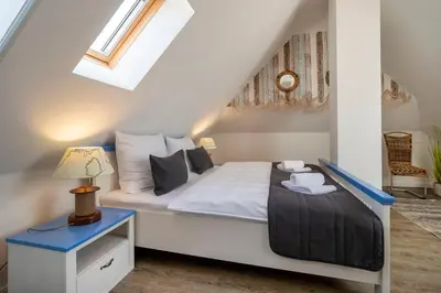 Ein Bett oder Betten in einem Zimmer der Unterkunft Traumzeit, FW 3