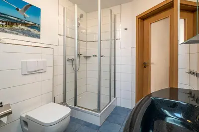 Ein Badezimmer in der Unterkunft Traumzeit, FW 3