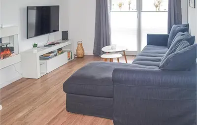 TV/Unterhaltungsangebot in der Unterkunft Ferienwohnung Mit Hafenblick