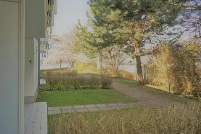 Ein Garten an der Unterkunft Am Kurhaus 410, Villa Kurpark PP 89