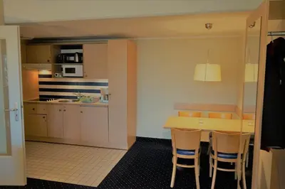 Küche/Küchenzeile in der Unterkunft Am Kurhaus 410, Villa Kurpark PP 89