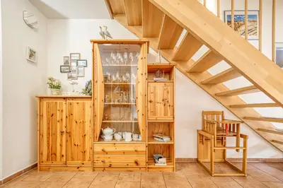 Die Bibliothek im Ferienhaus