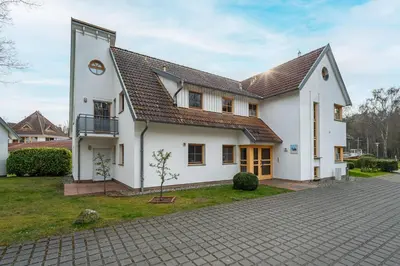 Das Gebäude in dem sich die Ferienwohnung befindet