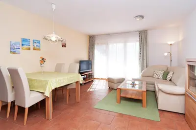 TV/Unterhaltungsangebot in der Unterkunft Ferienpark Freesenbruch Wohnung 2 2 - Bernstein