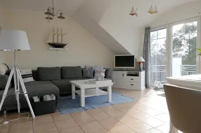 TV/Unterhaltungsangebot in der Unterkunft Parkresidenz am Hafen Wohnung HF 26 - Min Höög