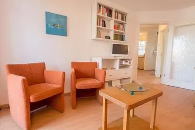 TV/Unterhaltungsangebot in der Unterkunft Appartementhaus Boddenblick - 