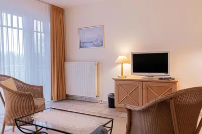 TV/Unterhaltungsangebot in der Unterkunft Appartmenthaus Meerlust Wohnung M 309