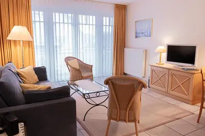 TV/Unterhaltungsangebot in der Unterkunft Appartmenthaus Meerlust Wohnung M 309
