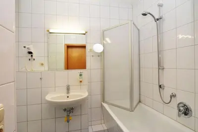 Ein Badezimmer in der Unterkunft Appartmenthaus Meerlust Wohnung M 309