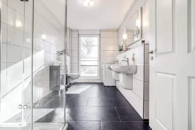 Ein Badezimmer in der Unterkunft Hafenstrasse 15 Ephelia in Prerow