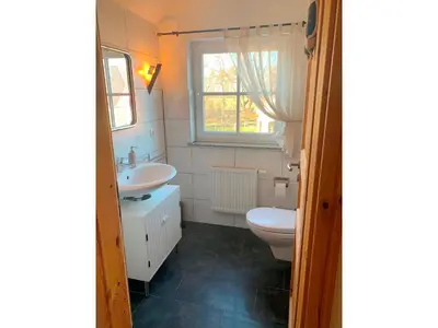Ein Badezimmer in der Unterkunft Strandhaus Pilgrim
