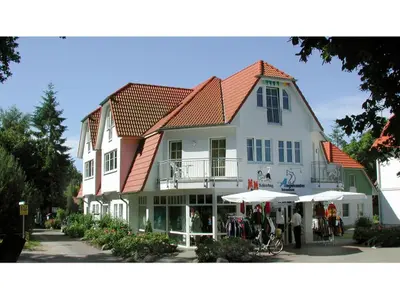 Das Gebäude in dem sich die Ferienwohnung befindet