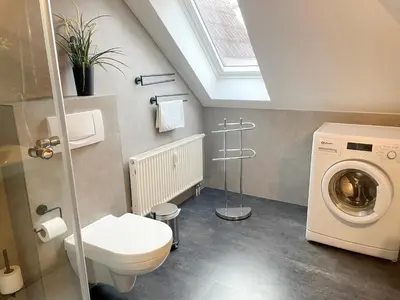 Ein Badezimmer in der Unterkunft Hafenstrasse 34 - Wohnung 8