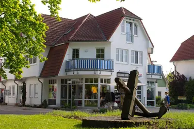 Das Gebäude in dem sich die Ferienwohnung befindet