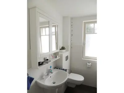 Ein Badezimmer in der Unterkunft Kavelweg 13 Whg 1 - Strand Refugium