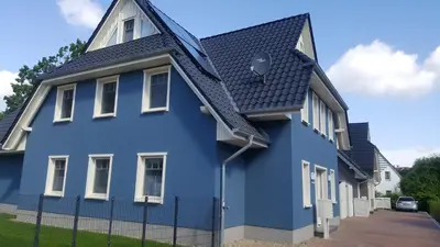 Das Gebäude in dem sich die Ferienwohnung befindet