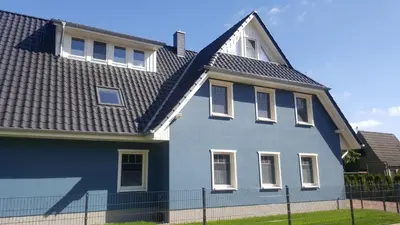 Das Gebäude in dem sich die Ferienwohnung befindet