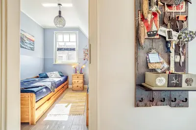 Ein Bett oder Betten in einem Zimmer der Unterkunft Kavelweg 9 Whg 3 - Kavelkoje