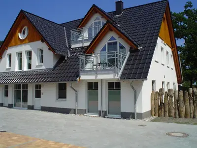 Das Gebäude in dem sich die Ferienwohnung befindet