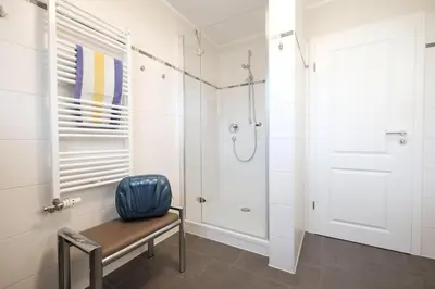 Ein Badezimmer in der Unterkunft Mühlenstrasse 23 - Wohnung Kranichblick
