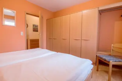 Ein Bett oder Betten in einem Zimmer der Unterkunft Zur Hanse Wohnung 1 3 - Lingnau