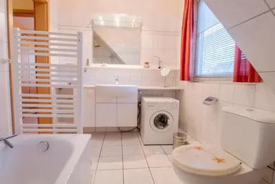 Ein Badezimmer in der Unterkunft Zur Hanse Wohnung 1 3 - Lingnau