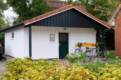 Das Gebäude in dem sich die Ferienwohnung befindet