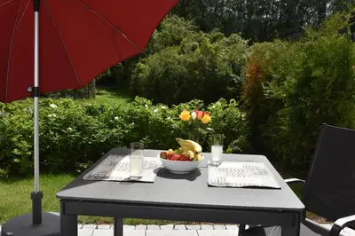 Ein Garten an der Unterkunft Logierhaus Friedrich WE 3 - 