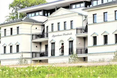Das Gebäude in dem sich die Ferienwohnung befindet
