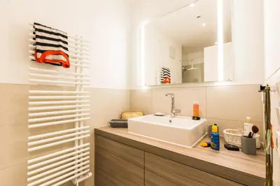 Ein Badezimmer in der Unterkunft Logierhaus Friedrich WE 10 - 