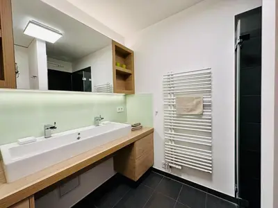 Ein Badezimmer in der Unterkunft Logierhaus Friedrich WE 12 - 