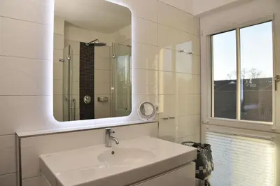 Ein Badezimmer in der Unterkunft Logierhaus Friedrich WE 13 - 