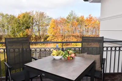 Ein Balkon oder eine Terrasse in der Unterkunft Logierhaus Friedrich WE 15 - 