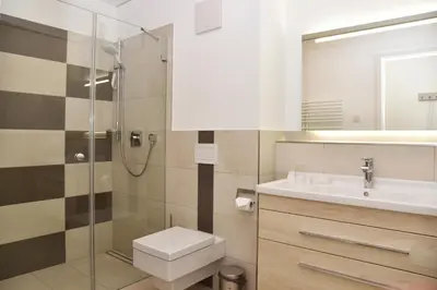 Ein Badezimmer in der Unterkunft Logierhaus Friedrich WE 15 - 