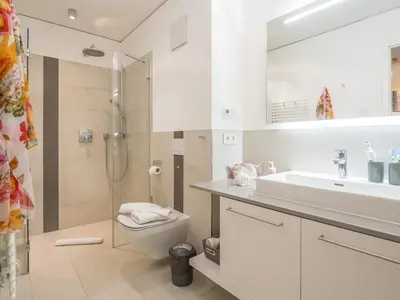 Ein Badezimmer in der Unterkunft Logierhaus Friedrich WE 16 - 