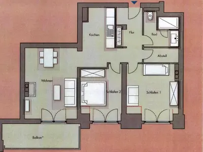 Grundriss der Unterkunft Logierhaus Friedrich WE 19 - 