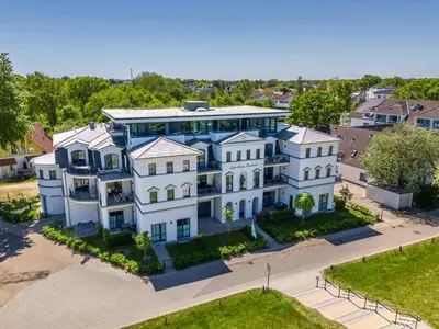 Das Gebäude in dem sich die Ferienwohnung befindet