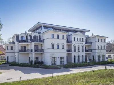 Das Gebäude in dem sich die Ferienwohnung befindet