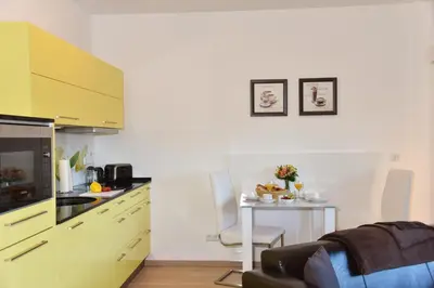 Küche/Küchenzeile in der Unterkunft Logierhaus Friedrich WE 23 - 