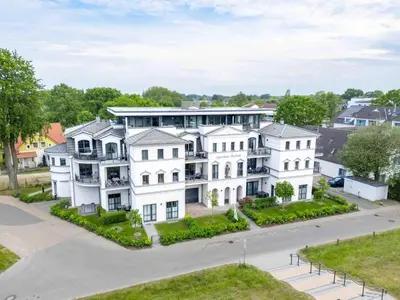 Das Gebäude in dem sich die Ferienwohnung befindet